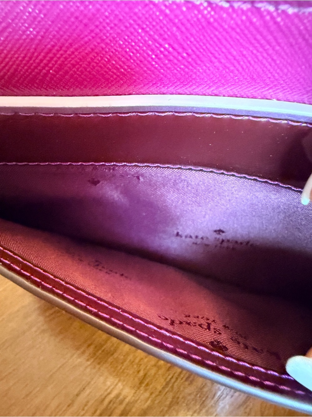 Kate Spade Oh Snap Mini Camera Bag β Dark Raspberry Multi Crossbody (VGUC) - Picture 13 of 17